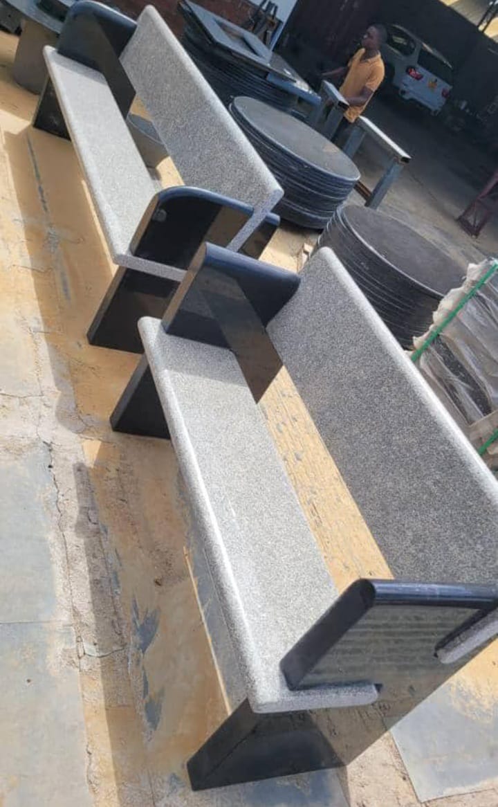 Commercial granite installation