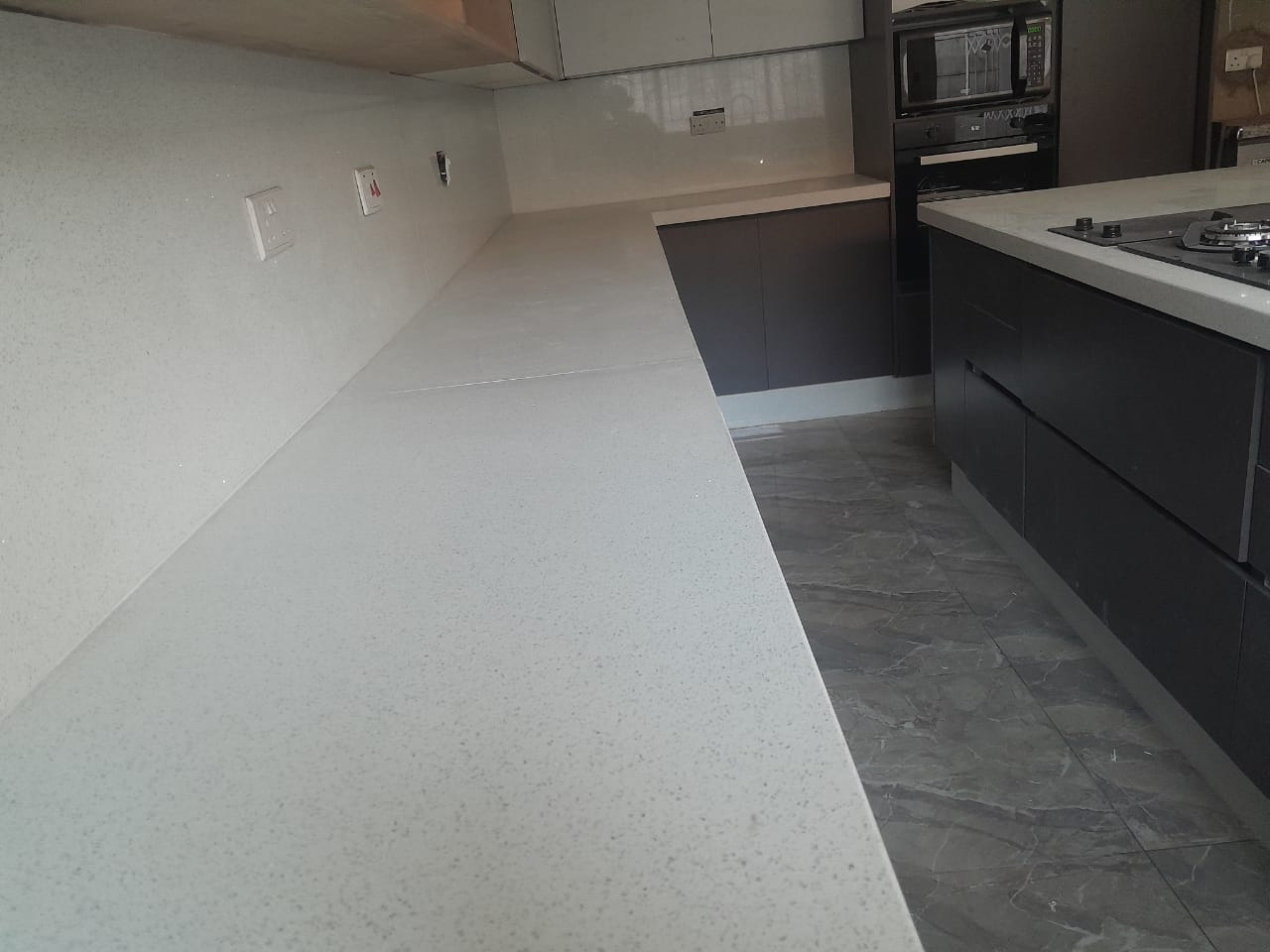 Granite kitchen countertop